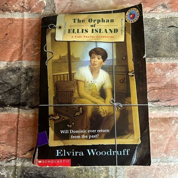 5 for $25🔥The Orphan of Ellis Island -by Elvira Woodruff (Paperback Book) - Picture 1 of 5
